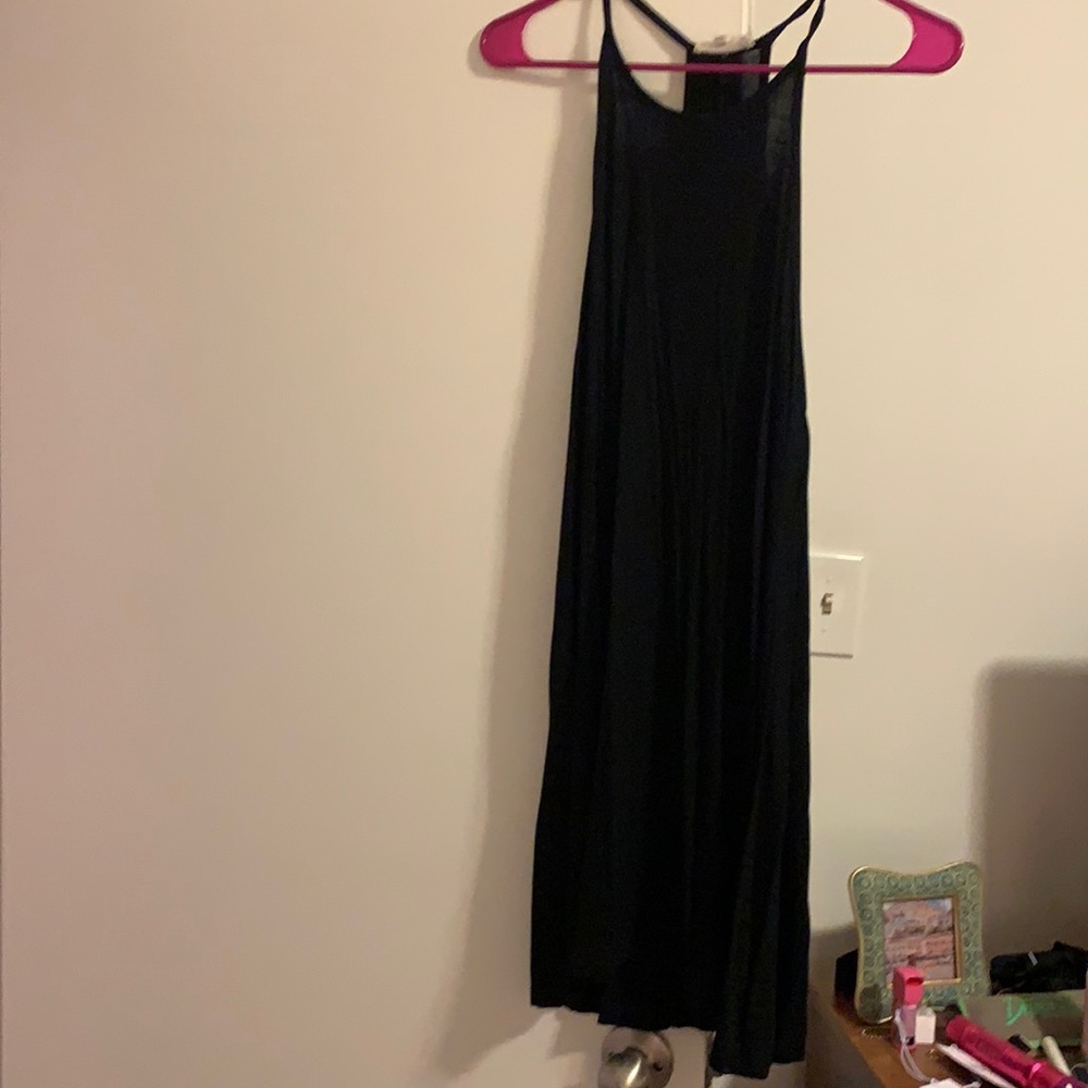 Black cotton dress
